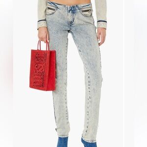 DIESEL D-Tail 09F12 Skinny Jeans Low Rise 26